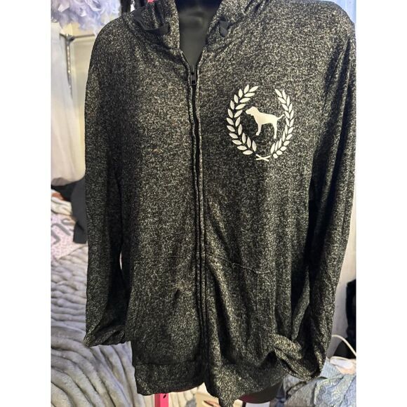 VS pink cozy knit sweatsuit set tracksuit- joggers & full zip - Picture 6 of 7